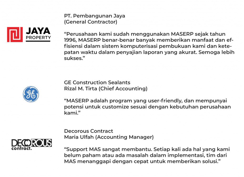 Review dari Beberapa Perusahaan Ternama di Indonesia
