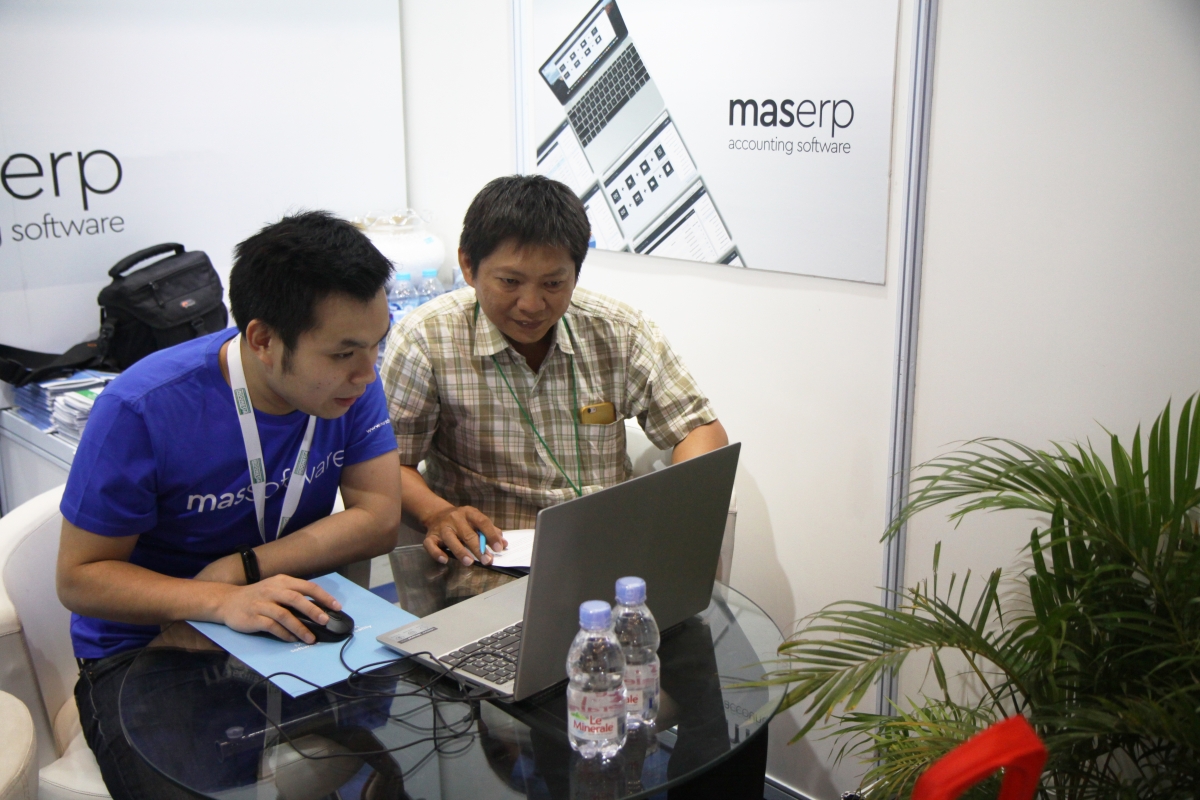 Mas Software Desktop MAS Software di Pameran Manufacturing Surabaya 2019 - MASERP