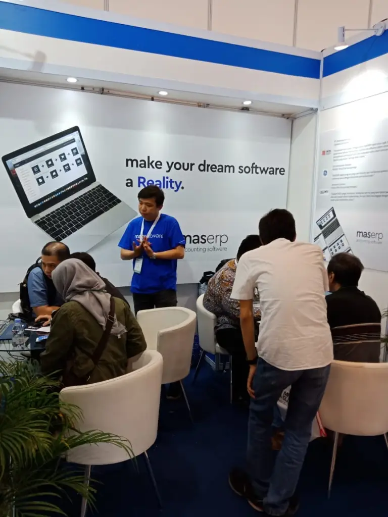 Booth MAS Software ramai