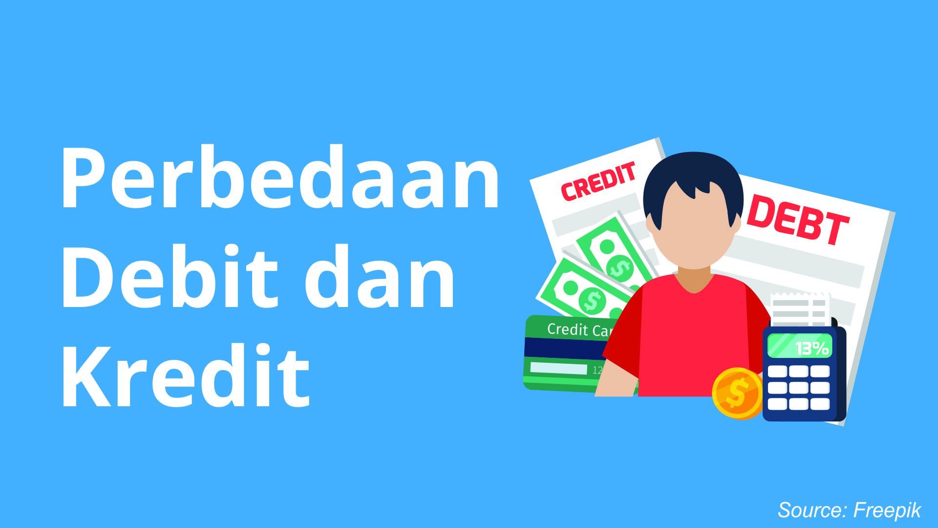 Perbedaan Debit dan Kredit