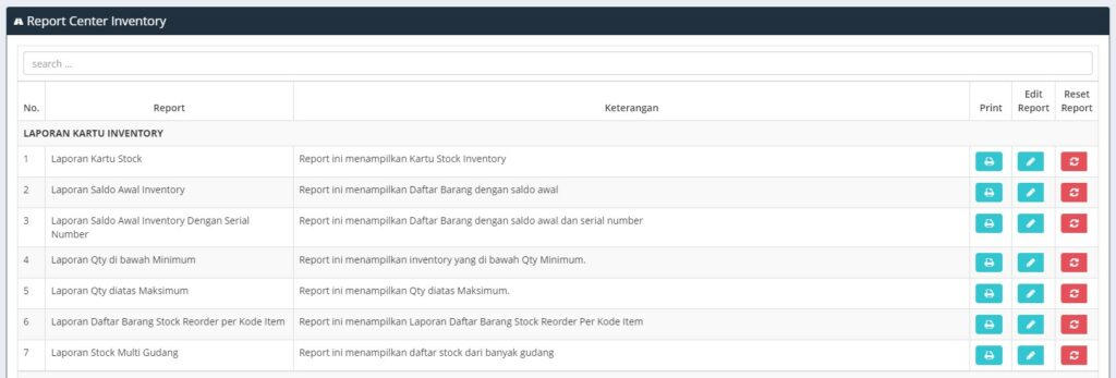 Kartu Persediaan Barang