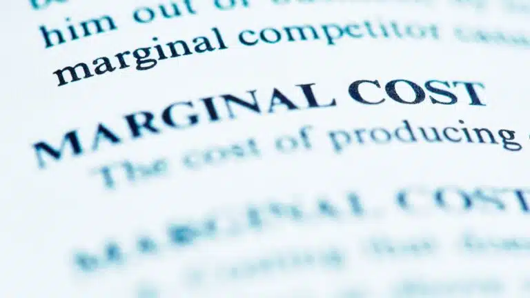 marginal cost adalah