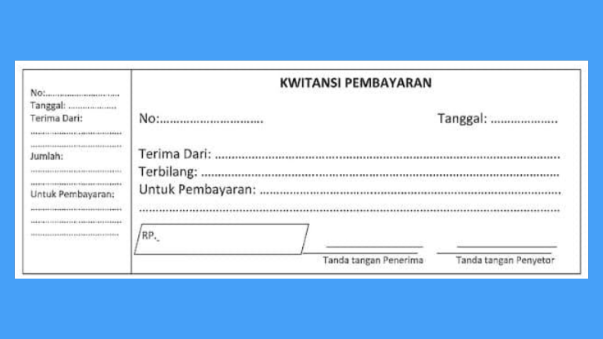 kwitansi adalah