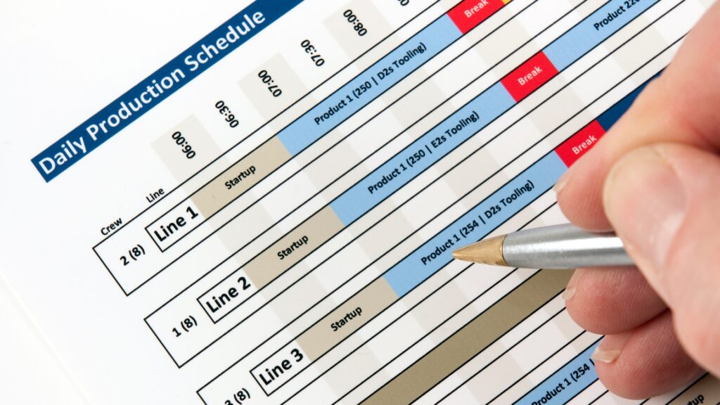 pengertian master production schedule