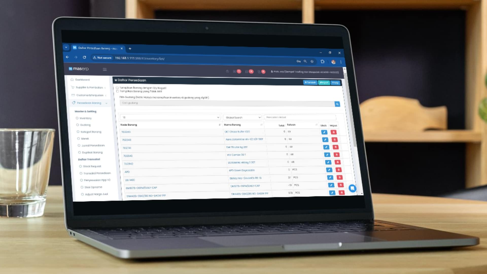 software stok barang MASERP