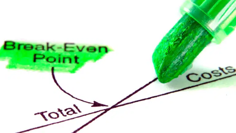 cara menghitung break even point