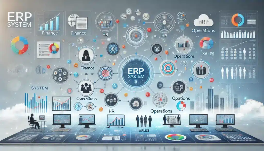 ERP system membantu dalam integrasi antar department