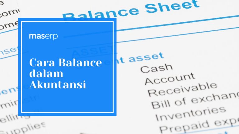 Cara Balance dalam Akuntansi