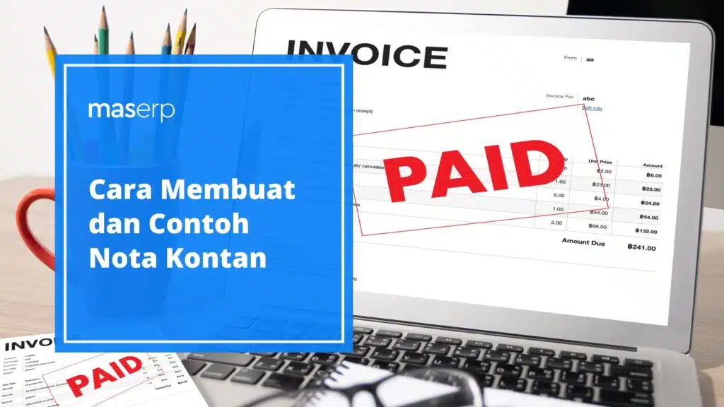 contoh nota kontan