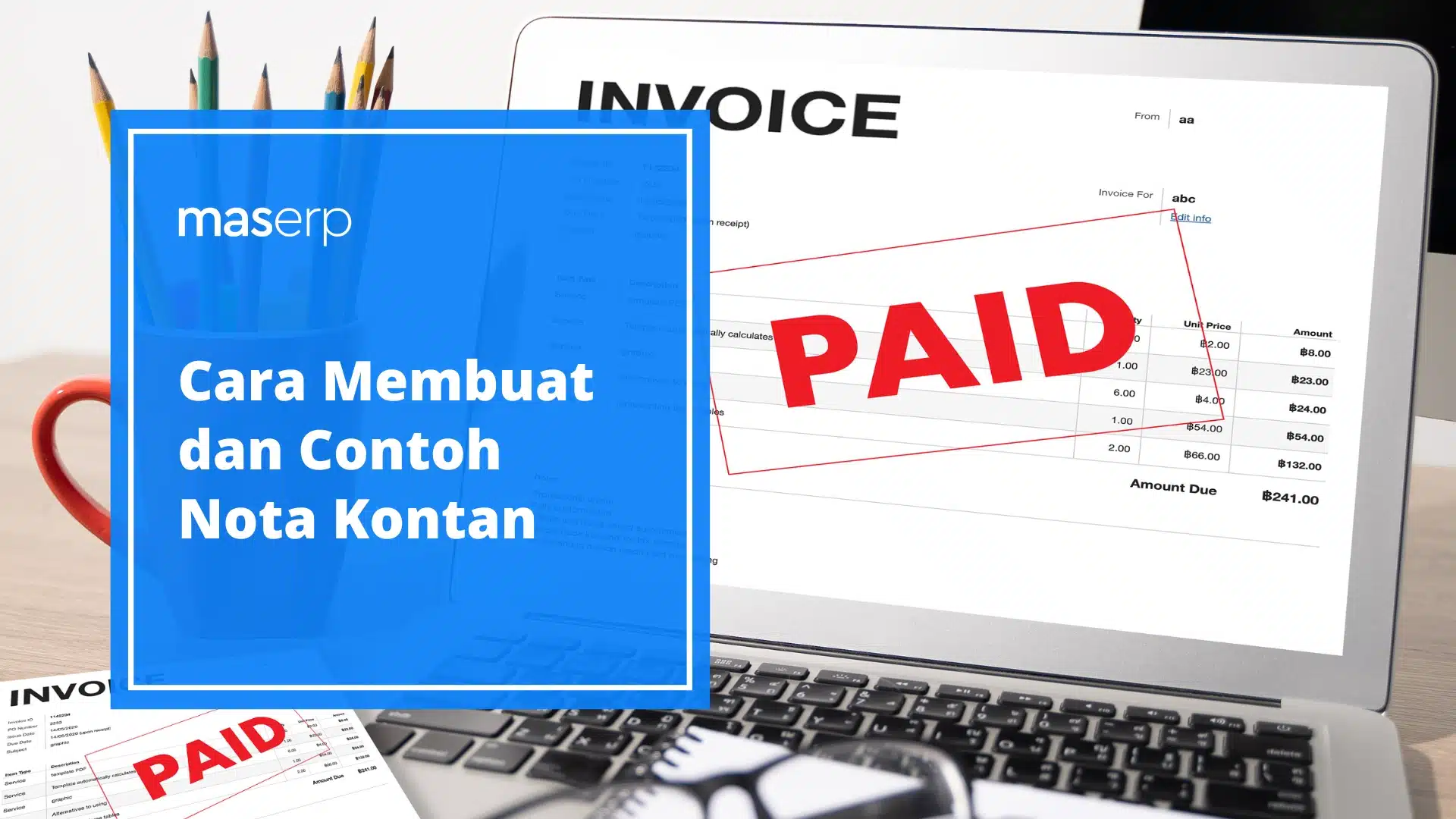 contoh nota kontan