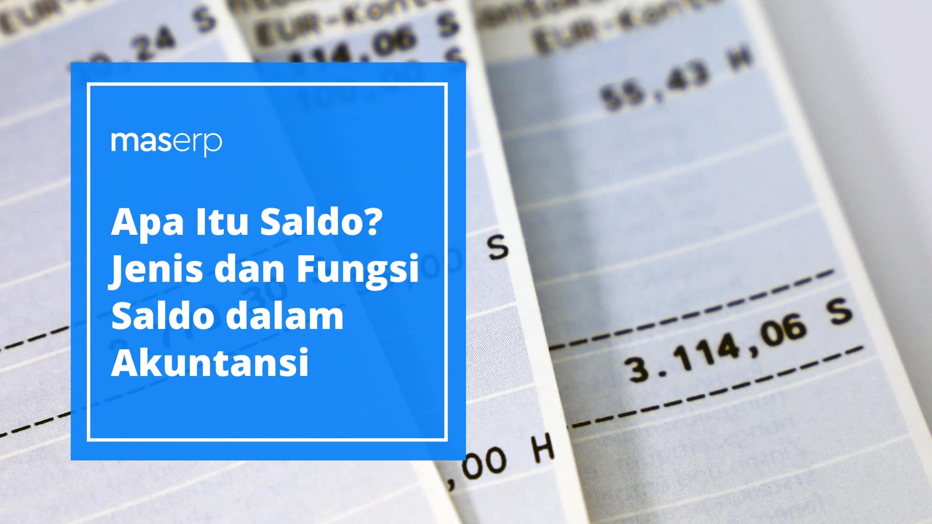 Apa Itu Saldo Jenis dan Fungsi Saldo dalam Akuntansi